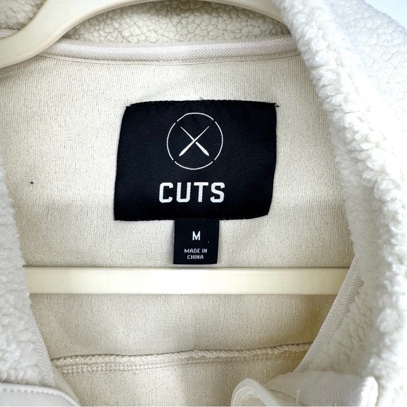 CUTS Men’s Polartec Sherpa Full Zip Size Medium NWOT - Picture 5 of 15